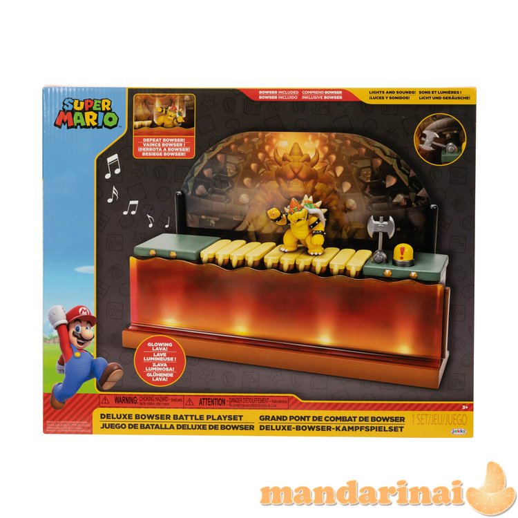SUPER MARIO Bowser deluxe playset