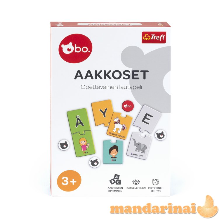bo. Educational board game  Alphabet  (In Finnish lang.)