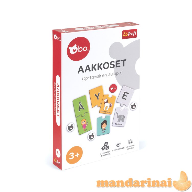 bo. Educational board game  Alphabet  (In Finnish lang.)