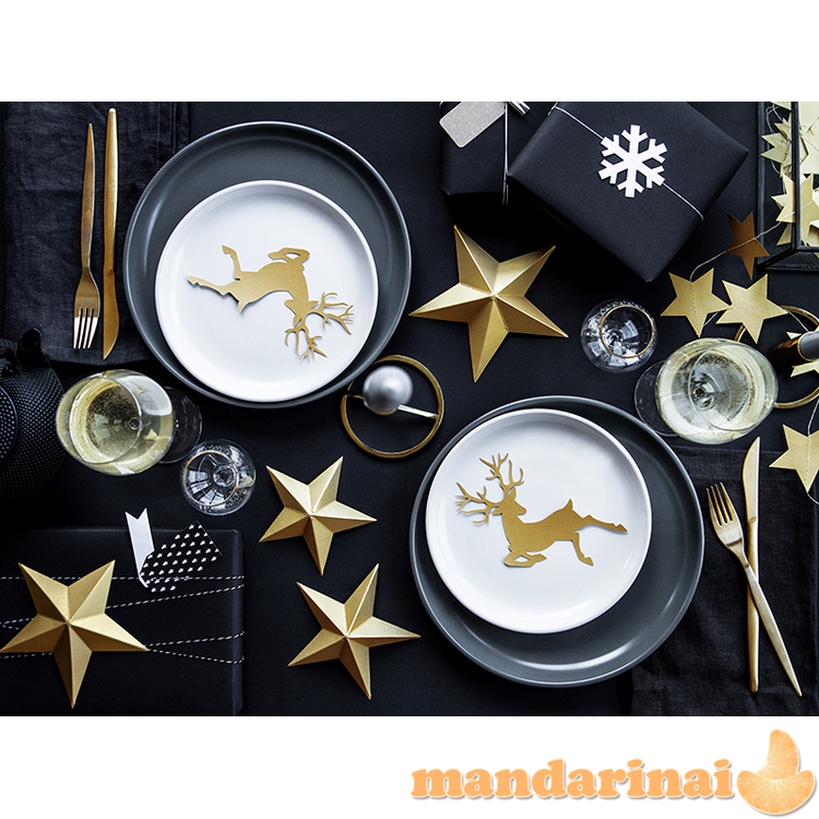 Decoration Stars, gold (1 pkt / 6 pc.) 4