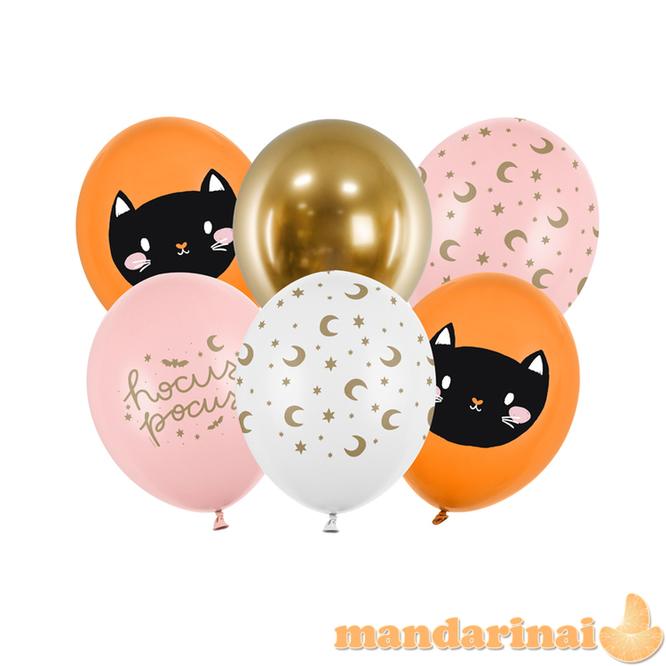 Balloons 30 cm, Hocus Pocus, mix (1 pkt / 6 pc.)