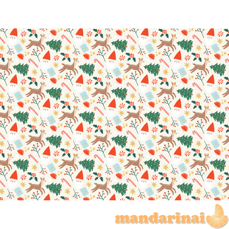 Wrapping paper - Merry Christmas, 70x200 cm