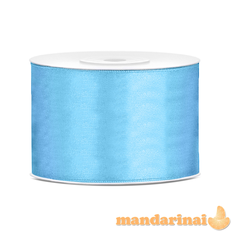 Satin Ribbon, sky-blue, 50mm/25m
