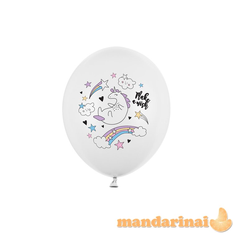 Balloons 30cm, Unicorn, Pastel Pure White (1 pkt / 50 pc.)