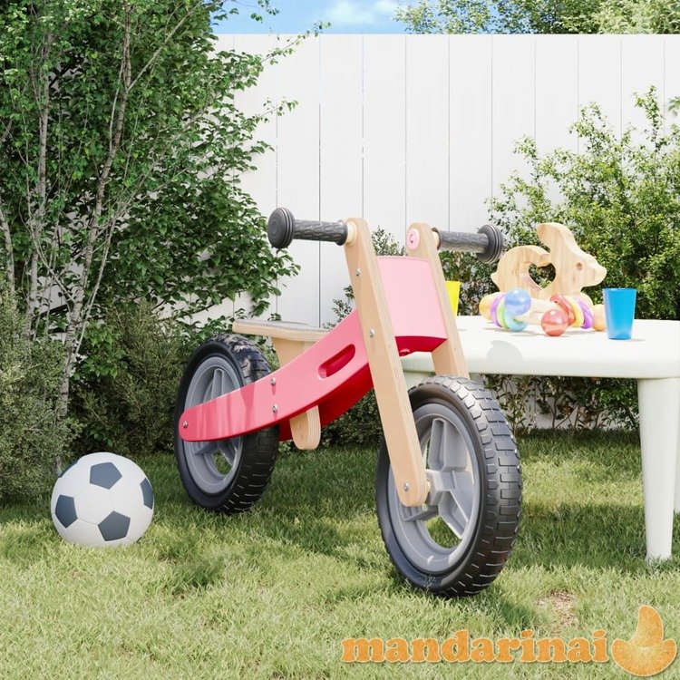 Vaikiškas balansinis dviratis, rožinės spalvos