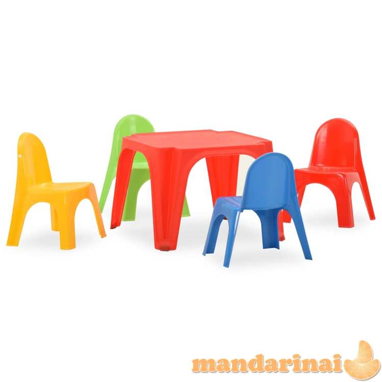 Vaikiškas stalo ir kėdės komplektas, pp