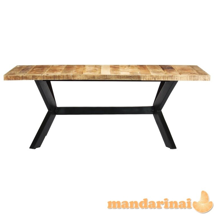 Valgomojo stalas, 200x100x75 cm, mango medienos masyvas