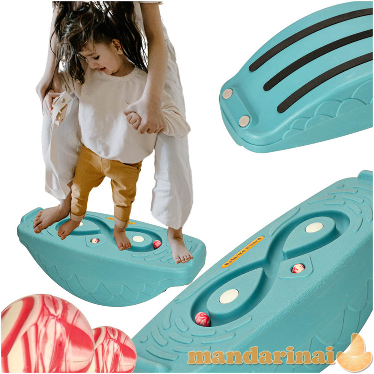 Grindų balansavimo lenta turkio spalvos