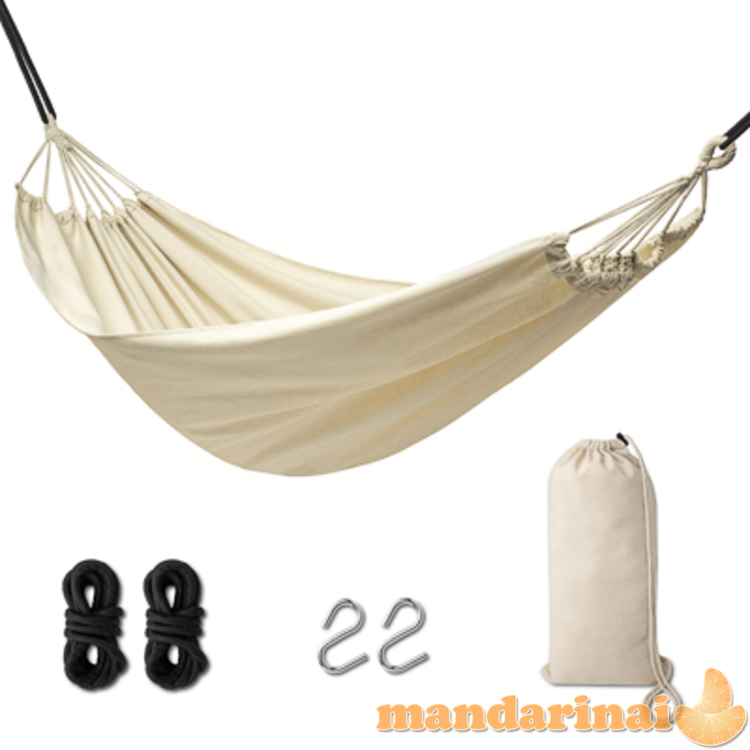 Sodo hamakas boho 200cm ekru