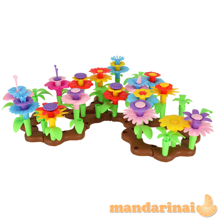 Gėlių kūrybiniai blokeliai gėlynas 104 vnt 3