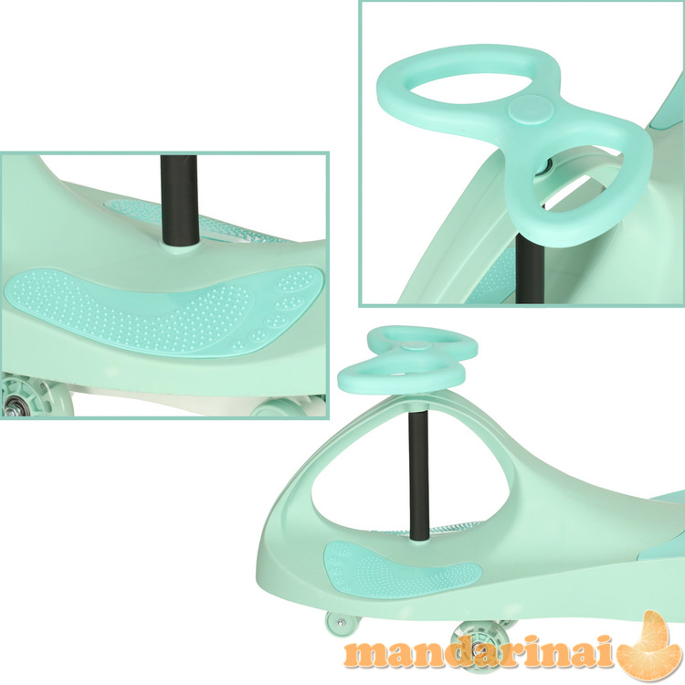 Gravitacinis važiavimas šviečia LED ratlankiais