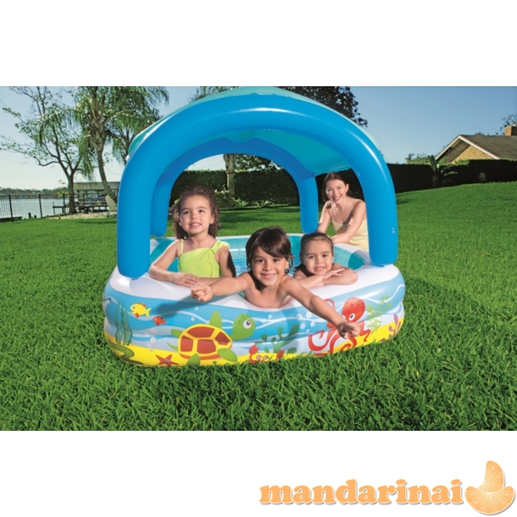 Bestway 52192 BASEINAS SU KORALINIU RIFU 1,40 m x 1,40 m x 1,14 m