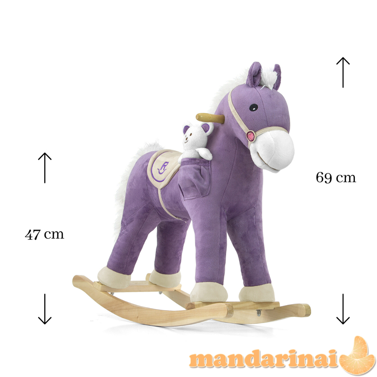Milly Mally Rocking Horse Ponis Violetinė