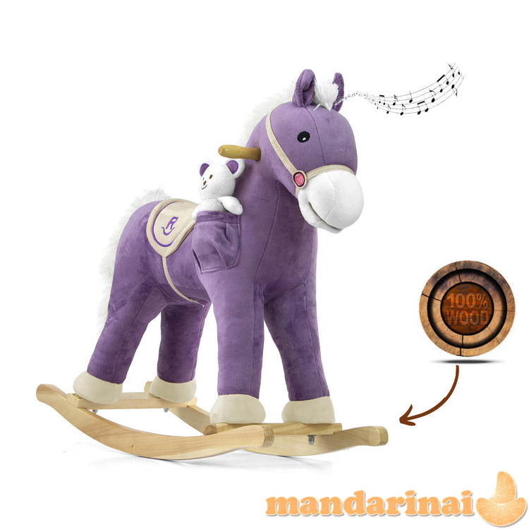 Milly Mally Rocking Horse Ponis Violetinė
