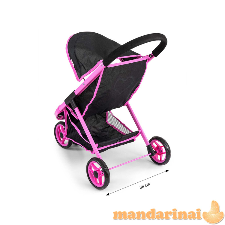 Susie Prestige Black lėlės vežimėlis