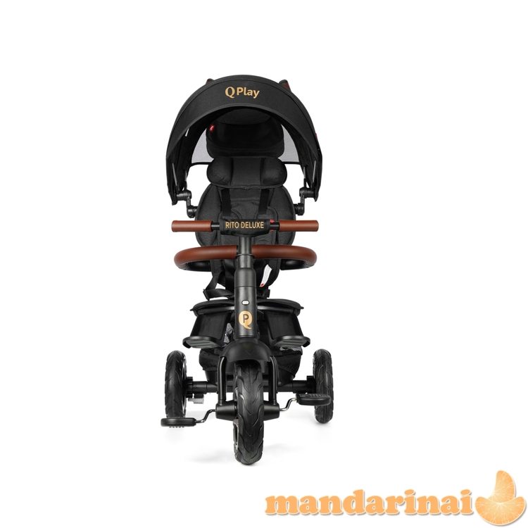 Qplay Rito Deluxe guminis juodas triratis