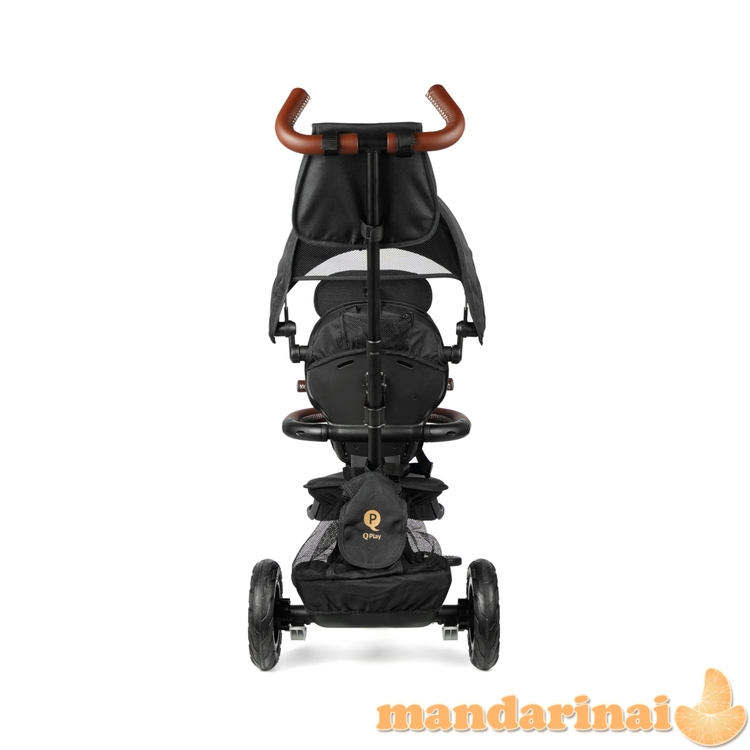 Qplay Rito Deluxe guminis juodas triratis