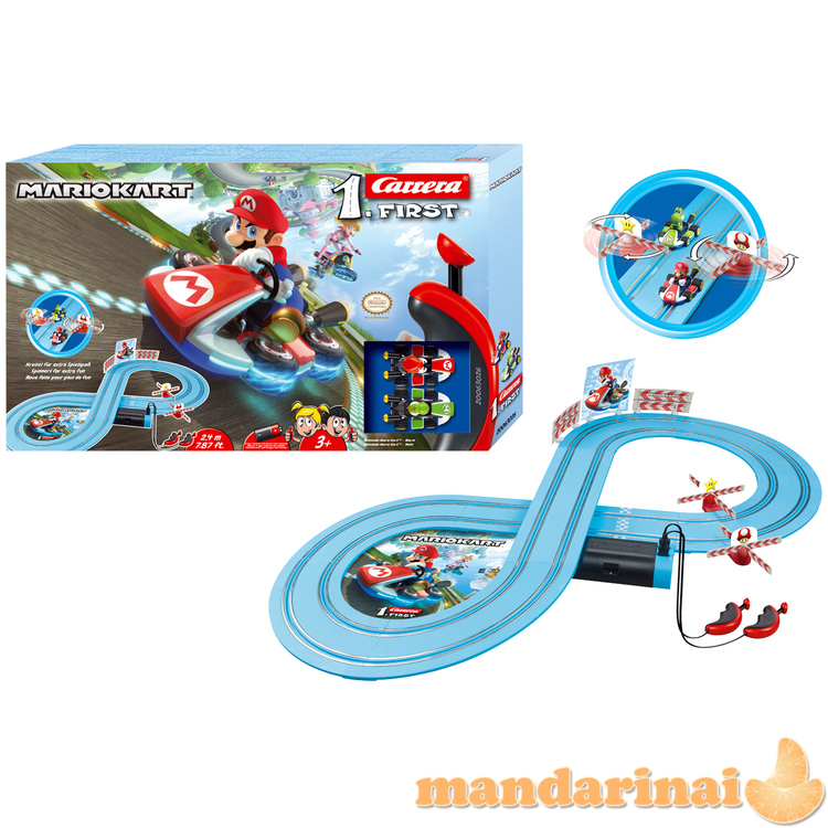 Carrera First 20063026 Nintendo Mario Kart™ – Mario ir Yoshi 2,4m
