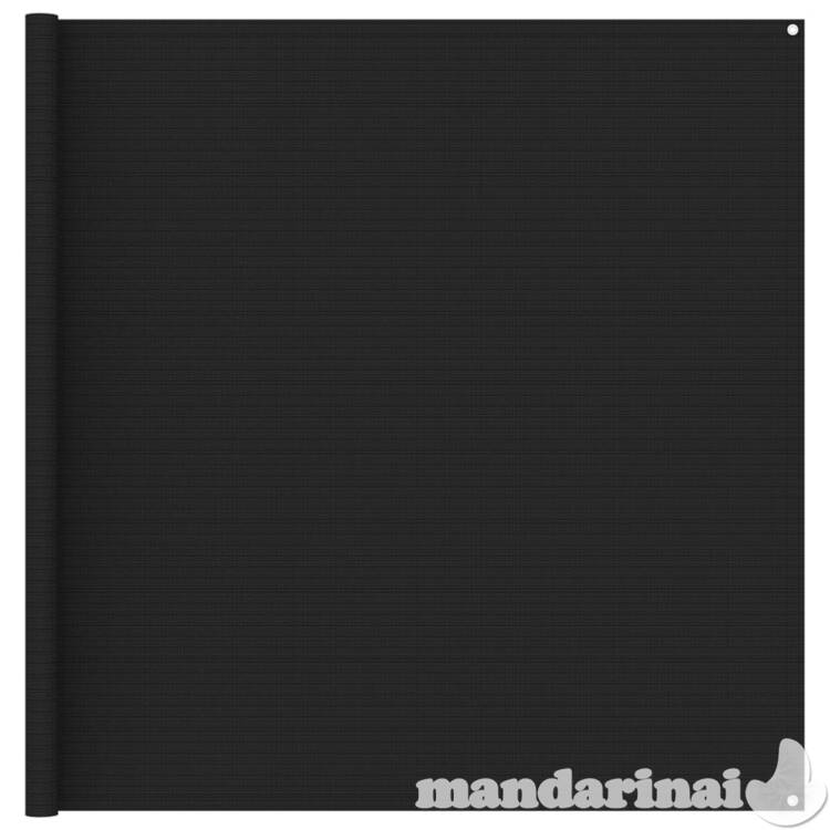 Palapinės kilimėlis, juodos spalvos, 200x400cm