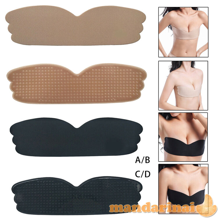 Prilimpanti liemenėle be petnešėlių