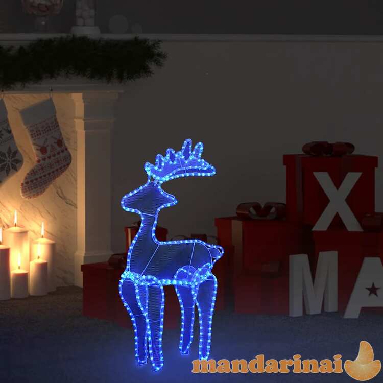 Kalėdų dekoracija elnias, 60x24x89cm, 306 led, tinklinė