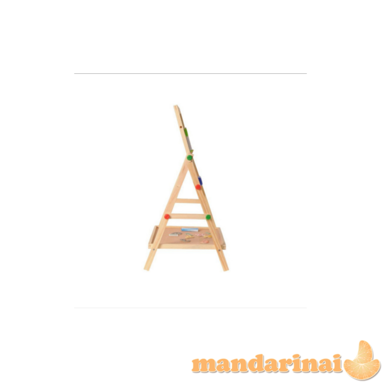 Didelė dvipusė magnetinė lenta piešimui ir žaidimams su priedais