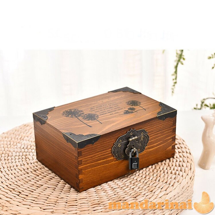 Išmani pakraunama spyna, atrakinama pirštų antspaudu