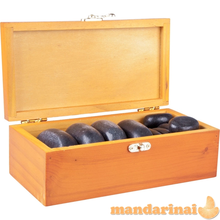 Lavos masažinių akmenų rinkinys inSPORTline Basalt Stone 20vnt. 1