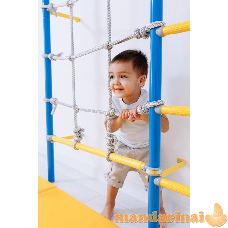 Sporto kompleksas (gimnastikos sienelė) SANRO S7 &scaron;viesiai violetinė-žydra, 219,6x154cm