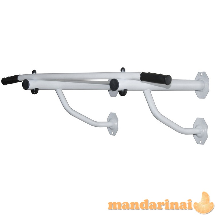 Prie sienos montuojamas skersinis SANRO SAN-1 baltas, iki 120kg