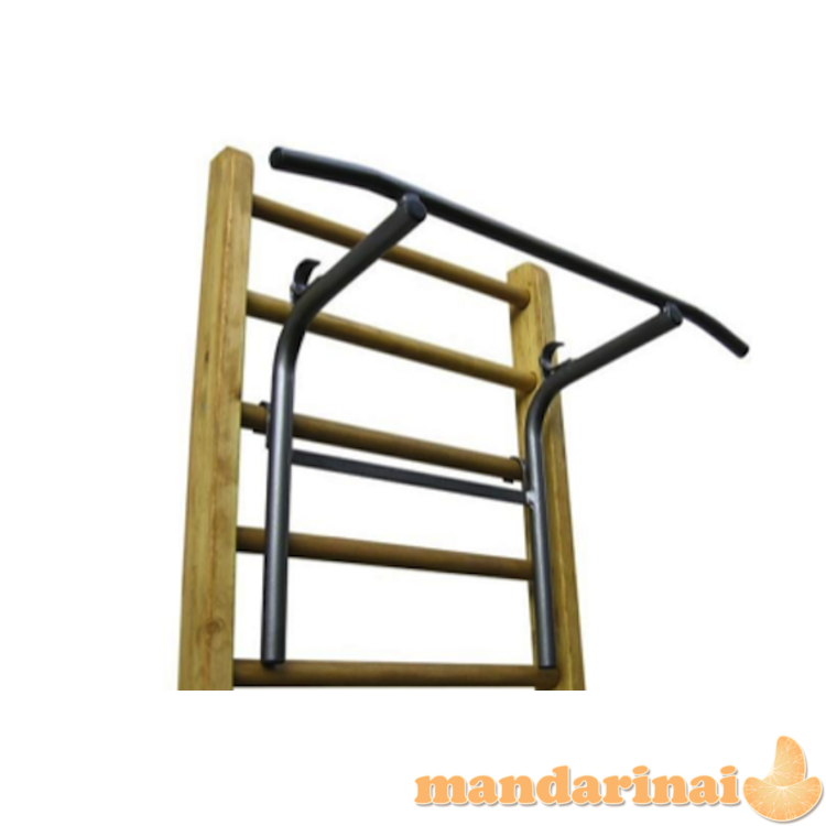 Ant sienelės pakabinamas skersinis + lygiagretės SANRO 2in1 Baltas, iki 150kg 1