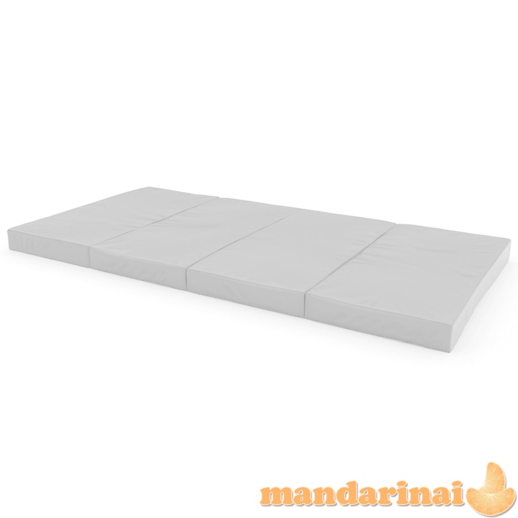 Sulankstomas gimnastikos čiužinys SANRO 200x100x10 cm pilkas (4 dalių) 1