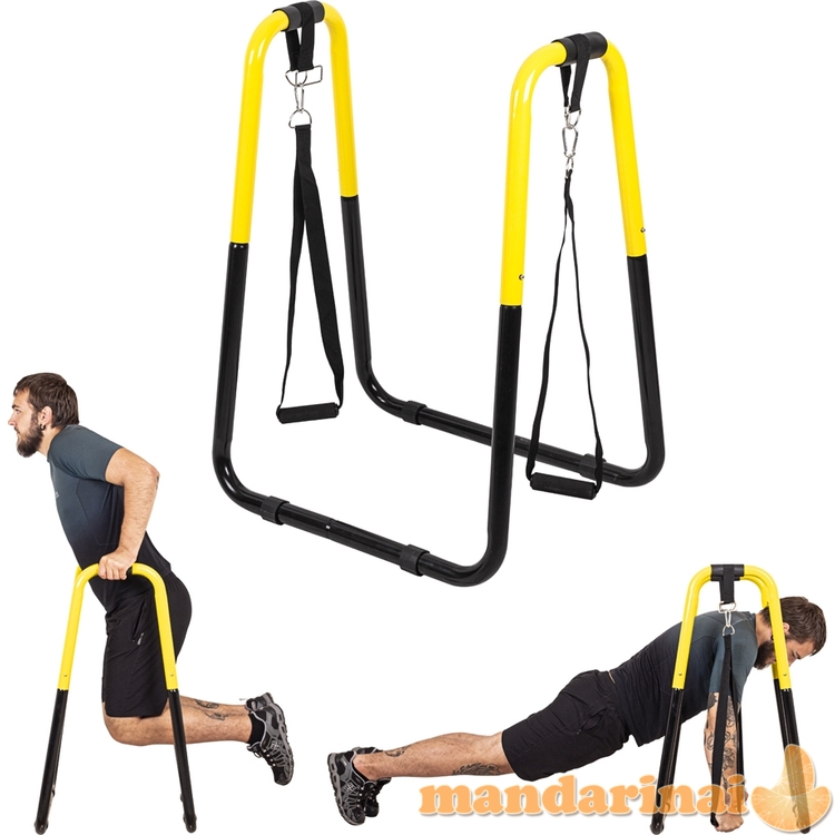 Universalios lygiagretės su diržais inSPORTline PU1200  93cm