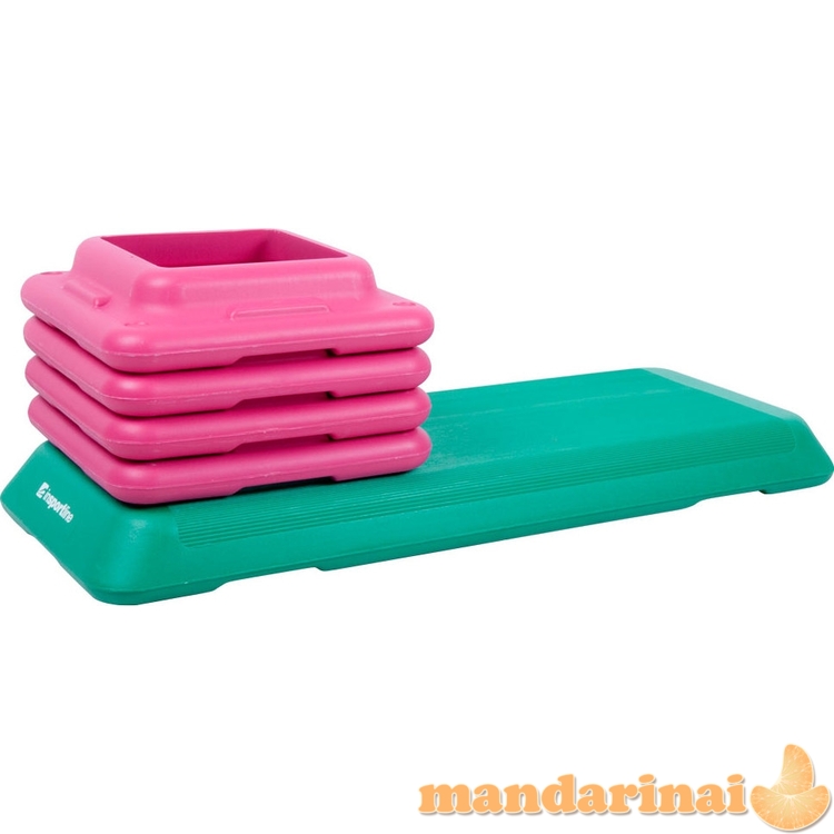 Aerobikos pakyla reguliuojamo auk&scaron;čio inSPORTline AS500 119x41cm