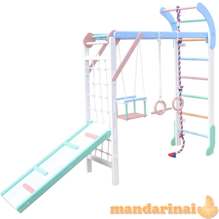 Medinis namų sporto kompleksas SANRO BABY MINI-3, 180x260x55cm