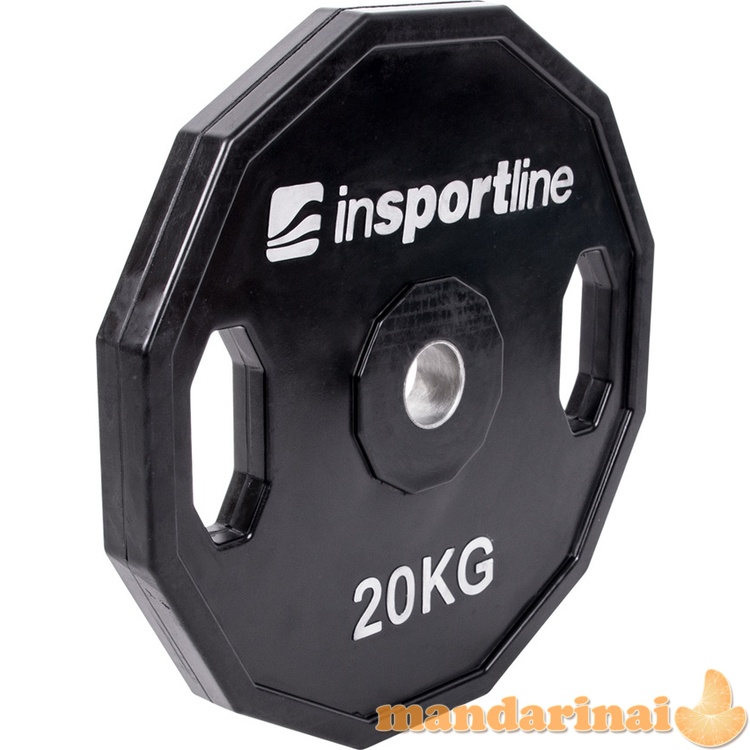 Guma dengtas svorio diskas inSPORTline Ruberton 20 kg