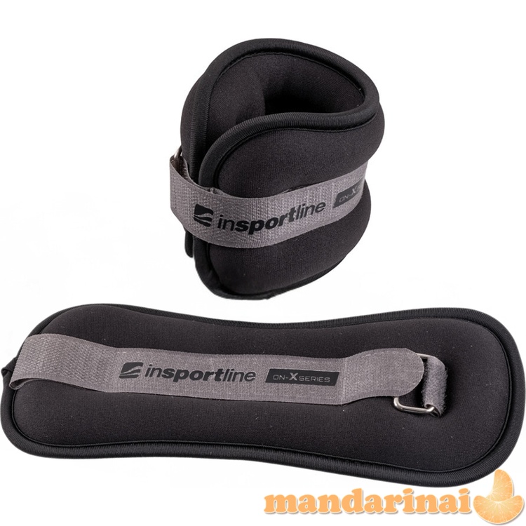 Kulk&scaron;nių / rie&scaron;ų svarmenys inSPORTline ON-X Neoprener 2 x 2 kg