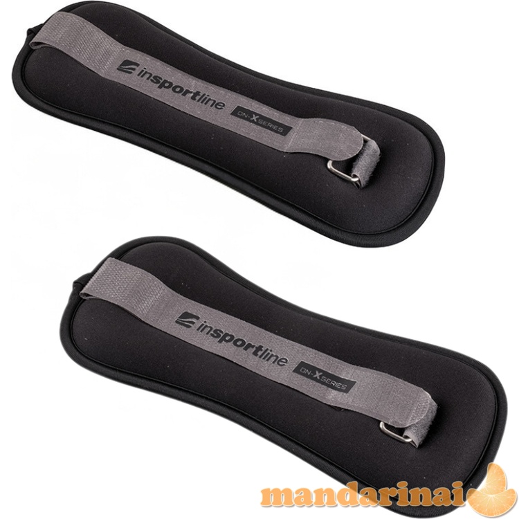 Kulk&scaron;nių / rie&scaron;ų svarmenys inSPORTline ON-X Neoprener 2 x 2 kg