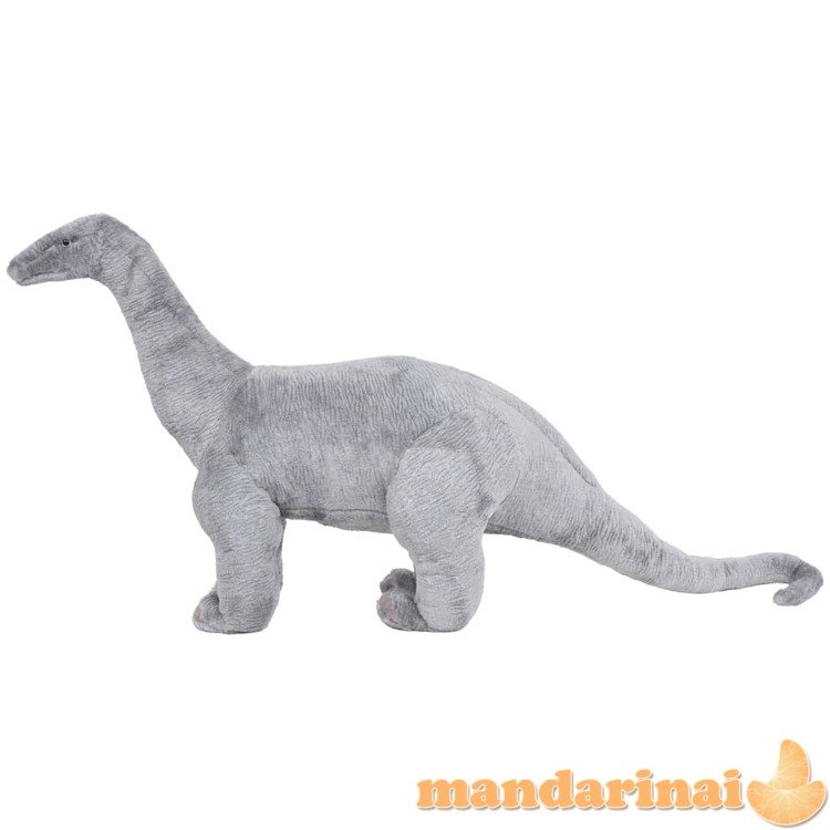 Pastat. pliušin. žaislas dinozauras brachiozauras, pilkas, xxl