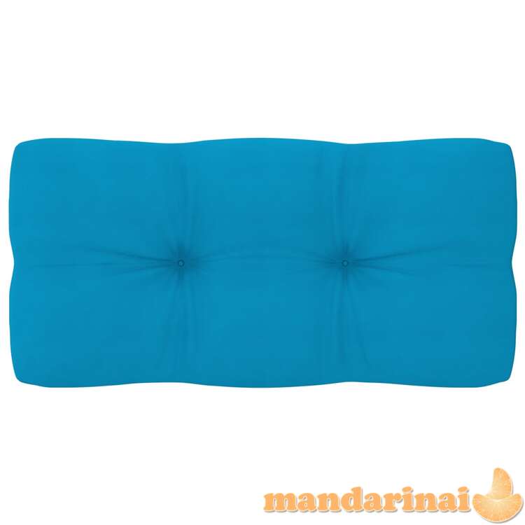 Paletės pagalvėlė, mėlynos spalvos, 80x40x10cm, audinys