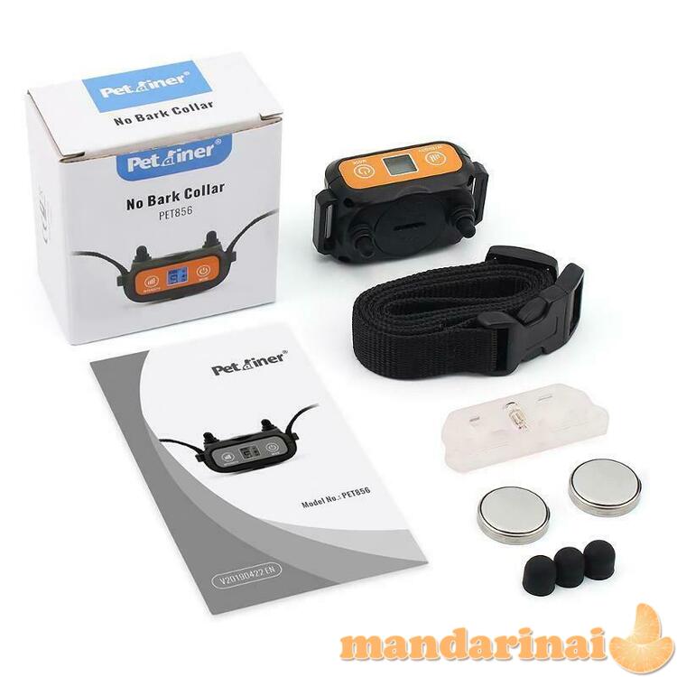 Vandeniui atsparus 5 režimų anti-lojimo antkaklis