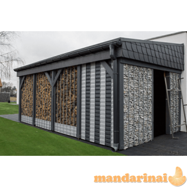 Tvoros juostos 19 cm laikikliai, 20 vnt., žali