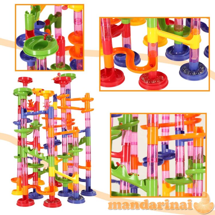 „Kulodrome Ball Track Racing Balls Marble 219el“ konstruktorius, XXL