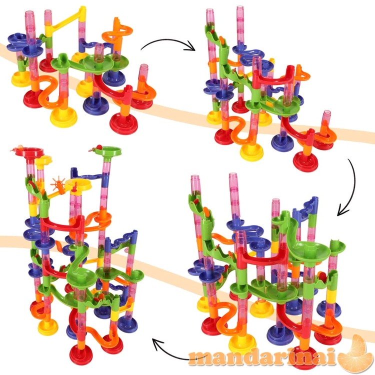 „Kulodrome Ball Track Racing Balls Marble 219el“ konstruktorius, XXL