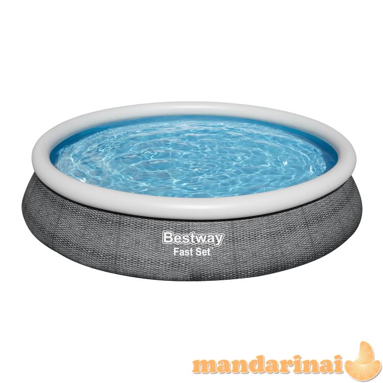 „Bestway 57313“ baseinas su pilku filtro siurbliu 4,57m x 84 cm