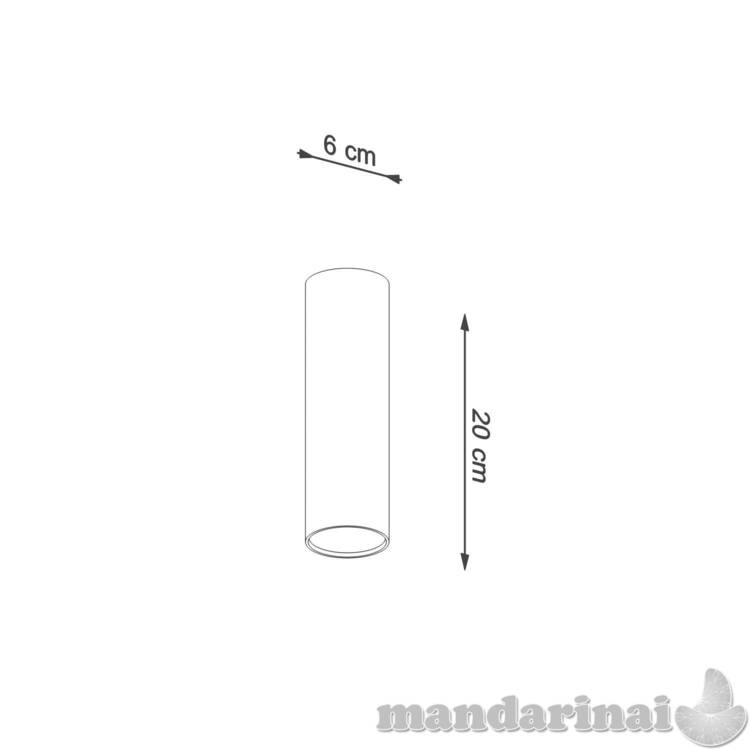 Šviestuvas Lagos 20 juodas