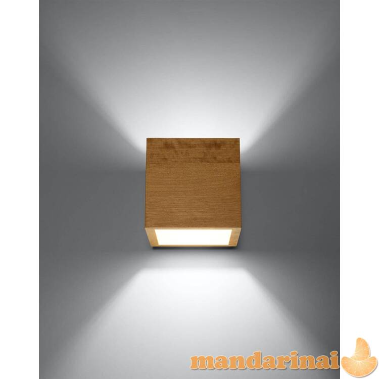 Sieninis šviestuvas QUADnatūrali mediena