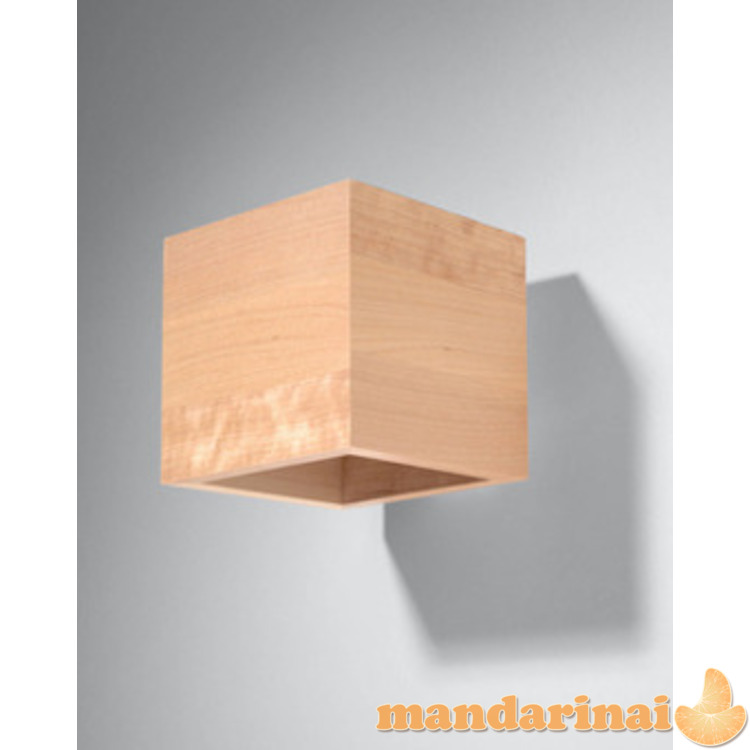 Sieninis šviestuvas QUADnatūrali mediena