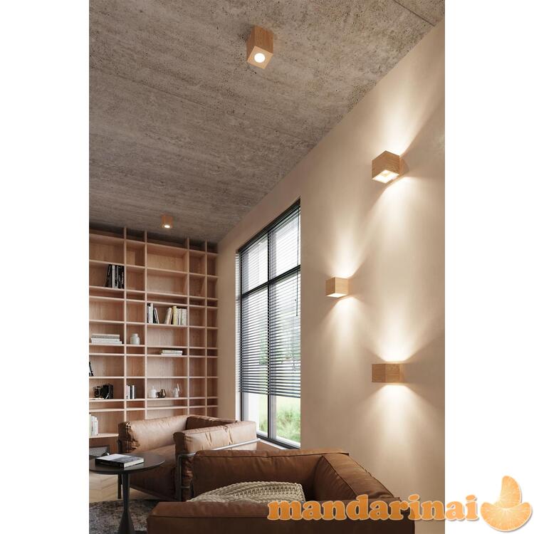 Sieninis šviestuvas QUADnatūrali mediena