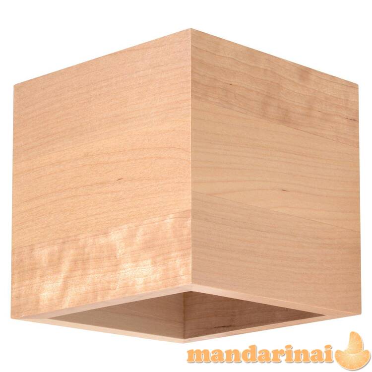 Sieninis šviestuvas QUADnatūrali mediena